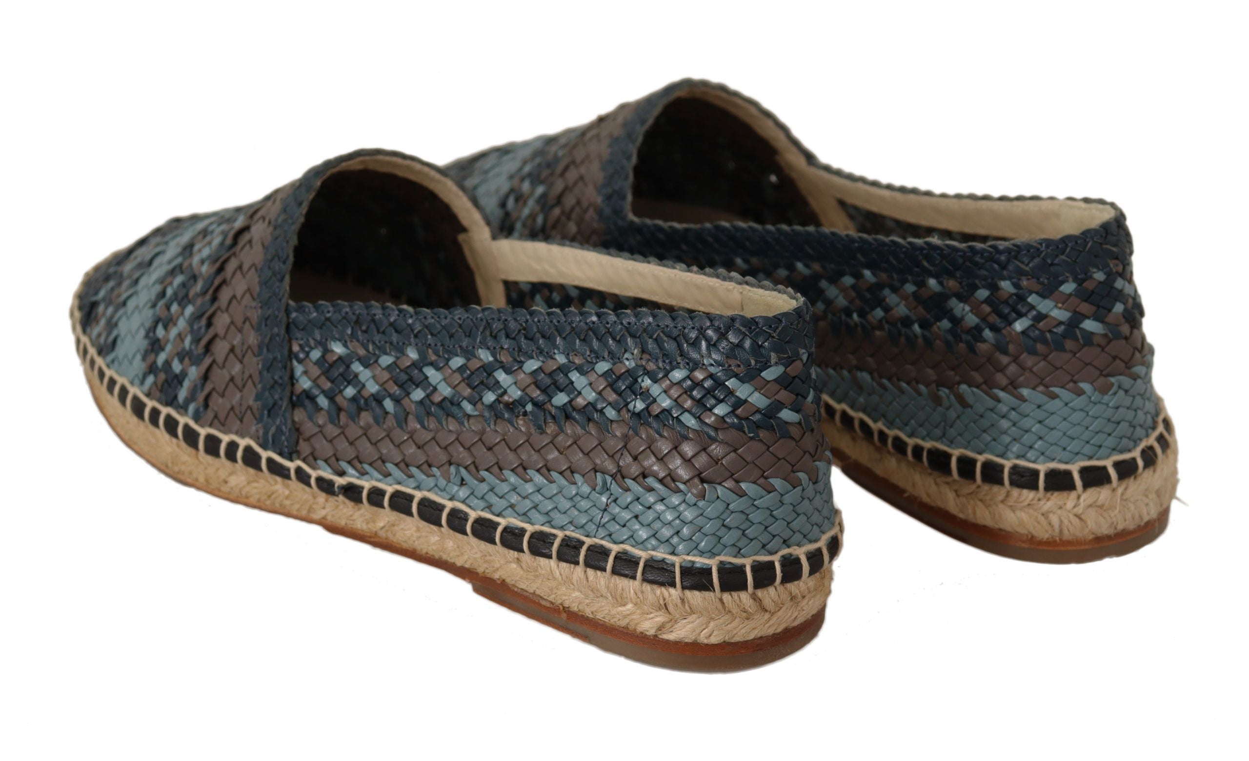 Espadrilles élégantes en cuir tressé Dolce &amp; Gabbana