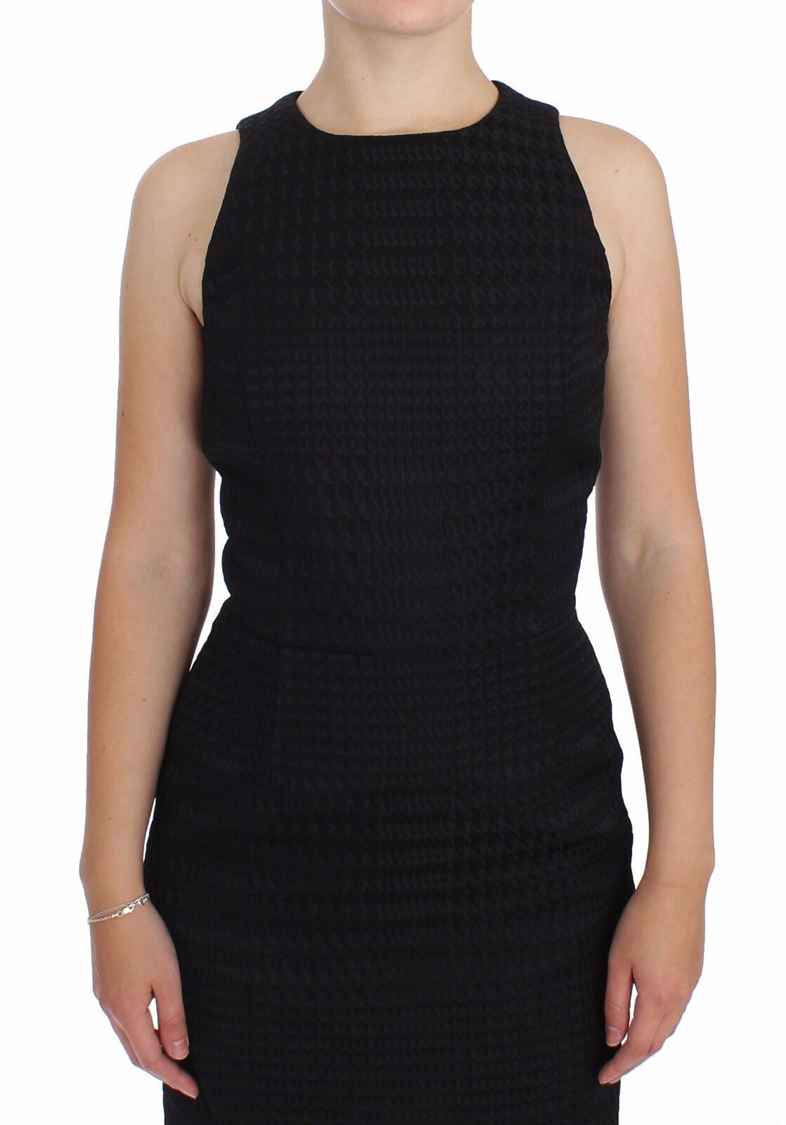 Robe de soirée fourreau noire DAIZY SHELY, longueur genou