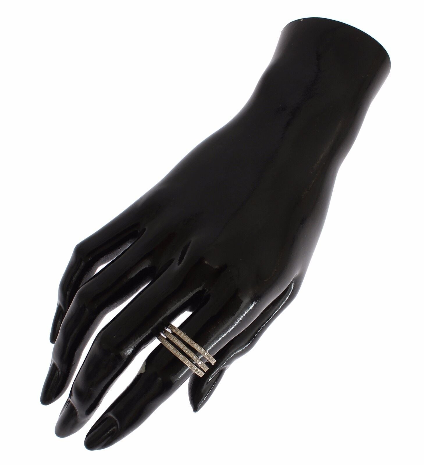 Nialaya – Schillernder Ring aus Sterlingsilber mit Zirkonia-Kristallen