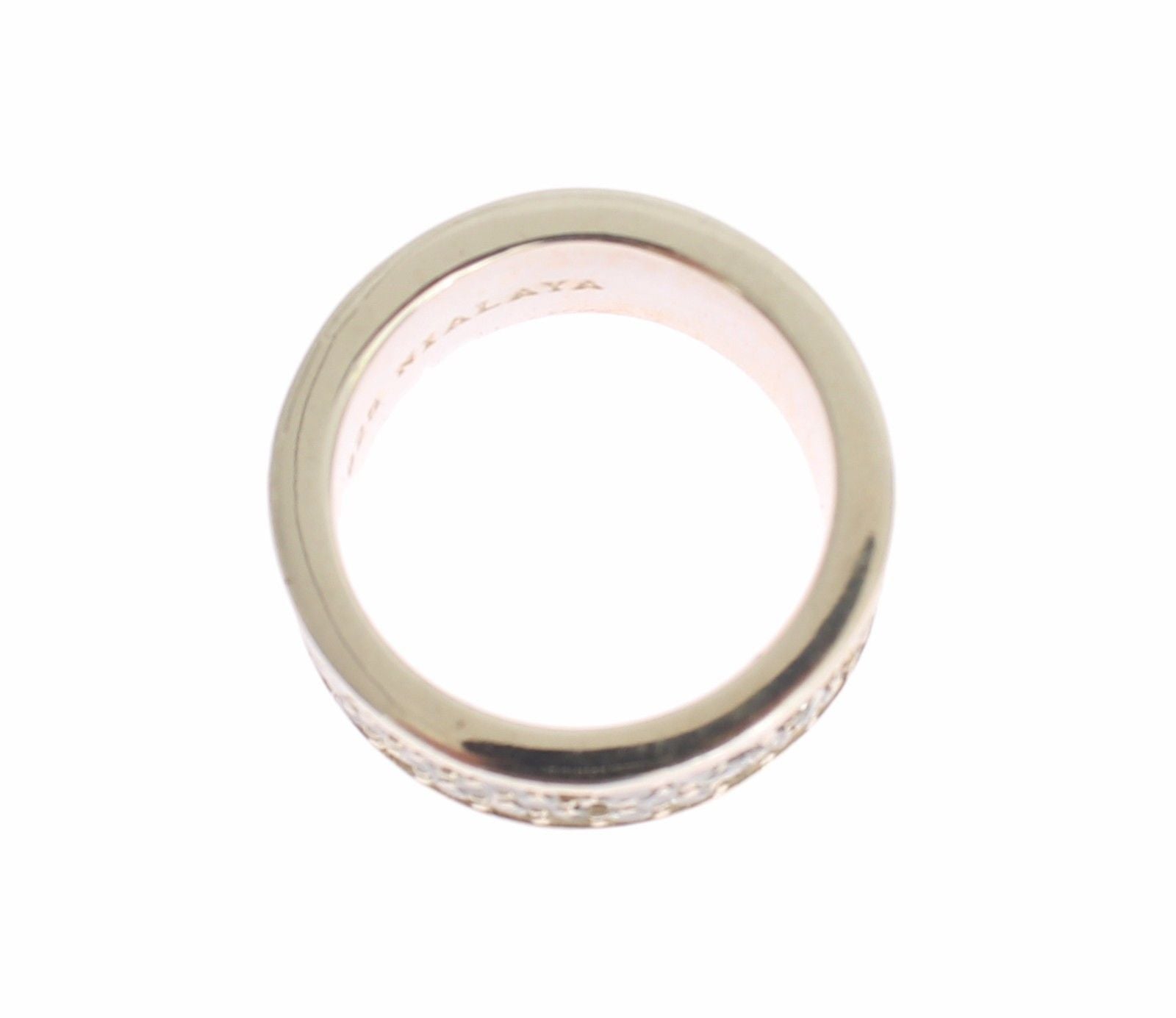 Nialaya – Glamouröser Ring aus Silber mit Zirkonia-Kristallen