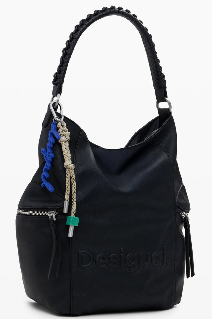 DESIGUAL WOMEN&#39;S BLACK BACKPACK
