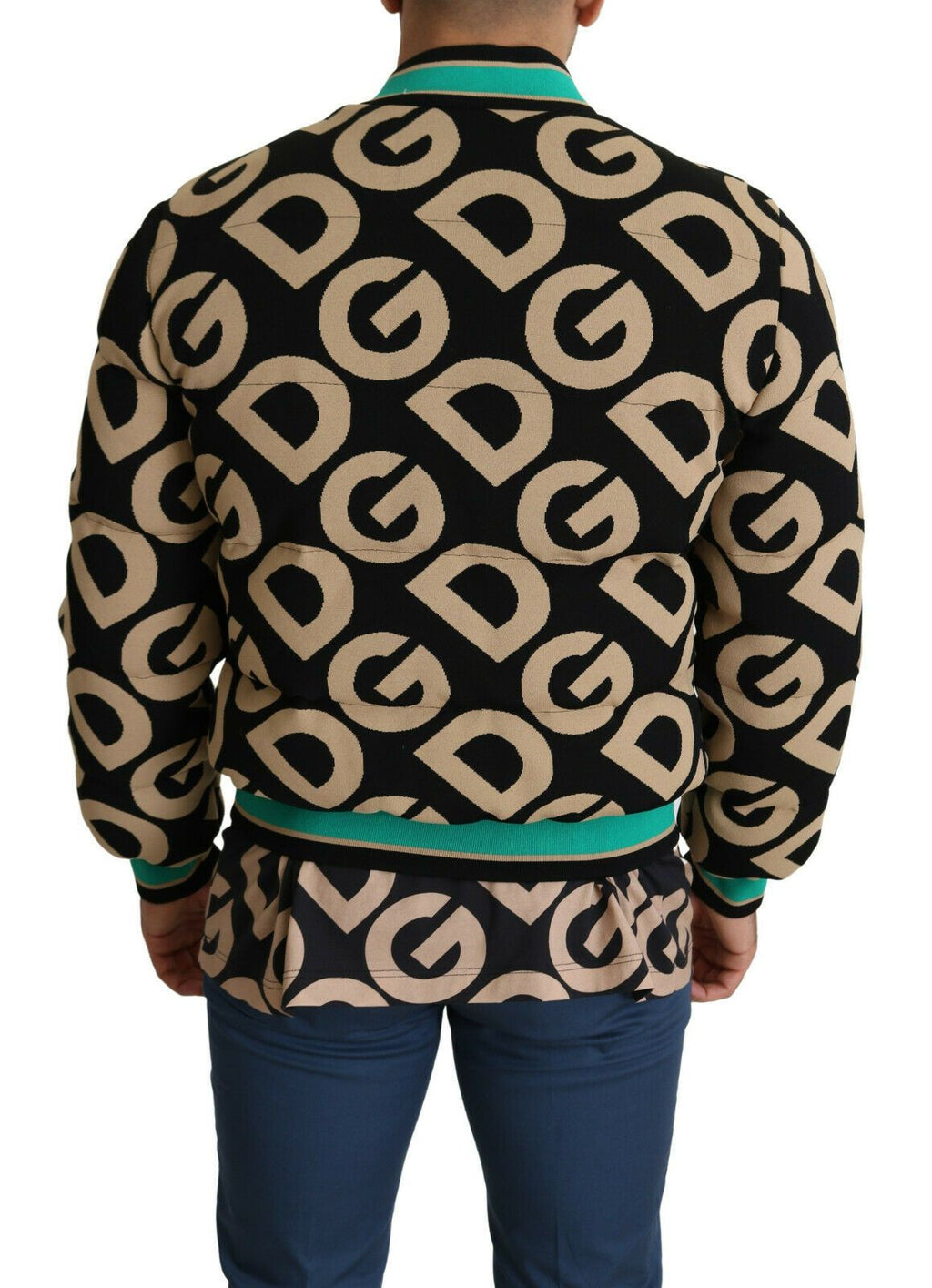 Blouson aviateur imprimé emblématique Dolce &amp; Gabbana – Design exquis