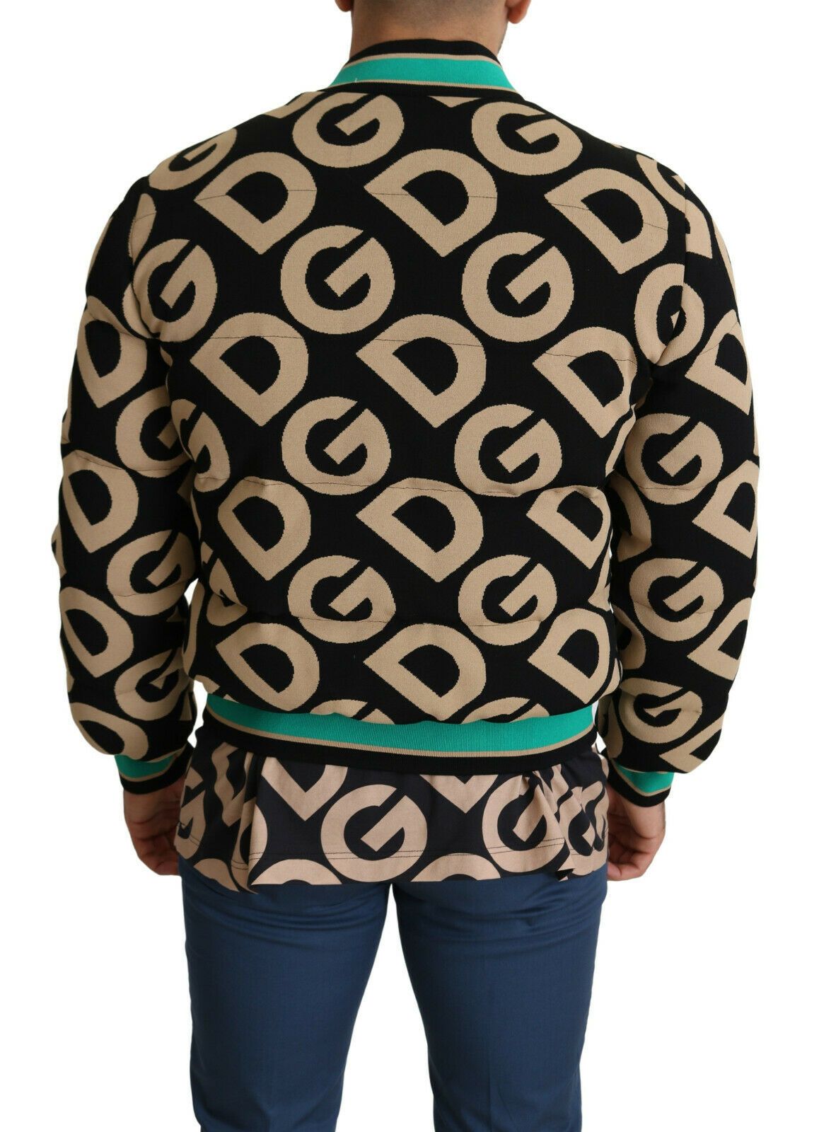 Blouson aviateur imprimé emblématique Dolce &amp; Gabbana – Design exquis