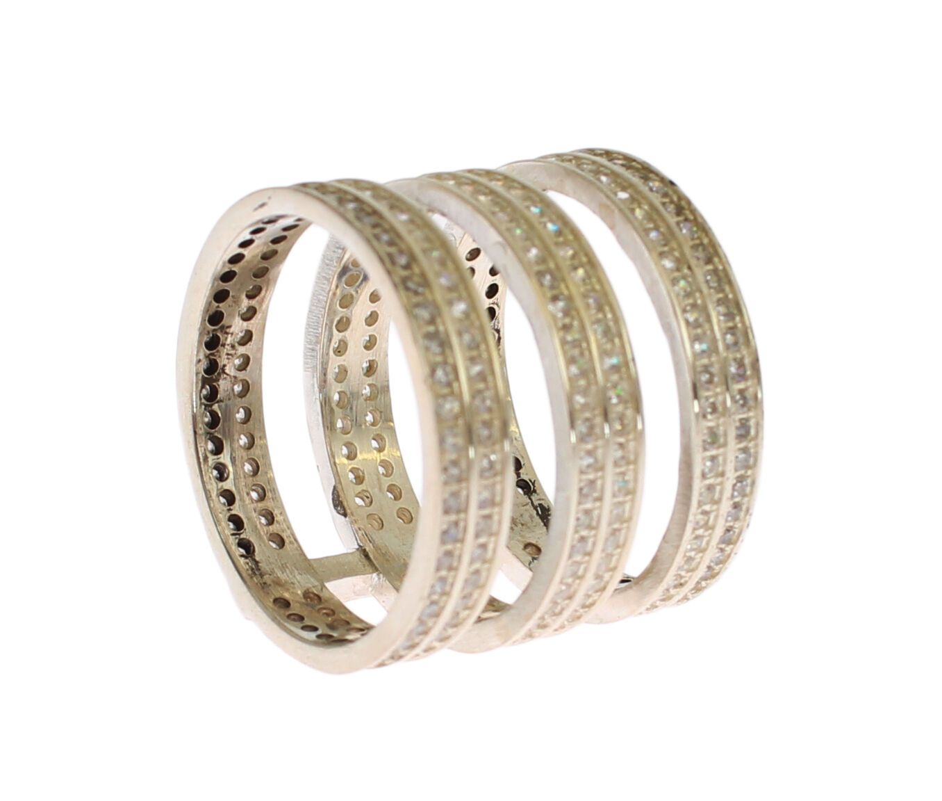 Nialaya – Statement-Ring aus Silber mit Kristallen