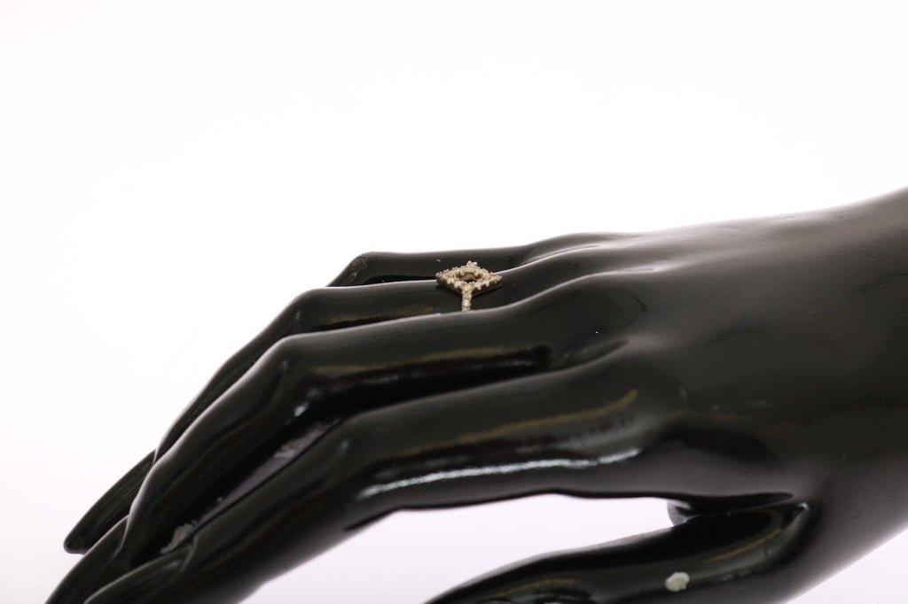 Bague élégante Nialaya en argent sertie de cristaux CZ