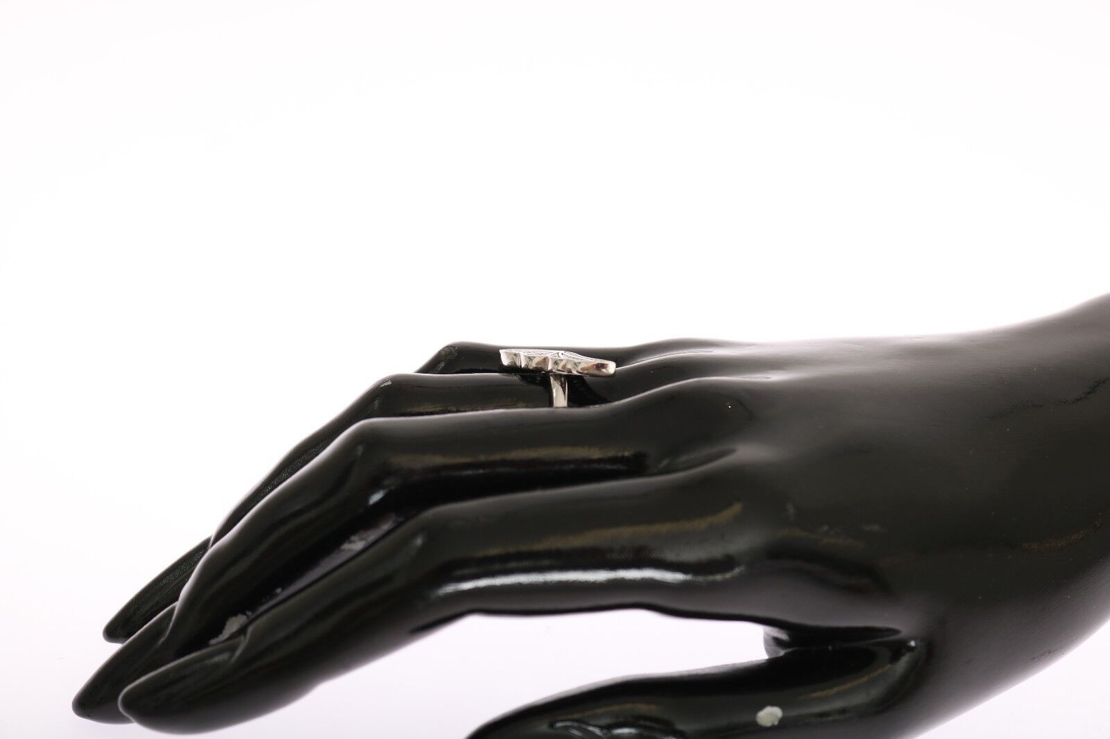 Nialaya Eleganter Sterlingsilber-Ring mit Zirkonia-Kristallen