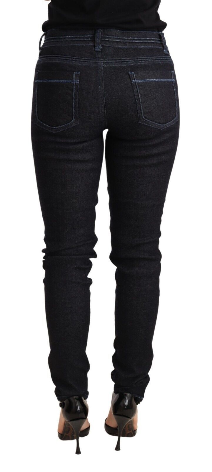 Acht schlanke Skinny Denim mit niedrigerer Taille