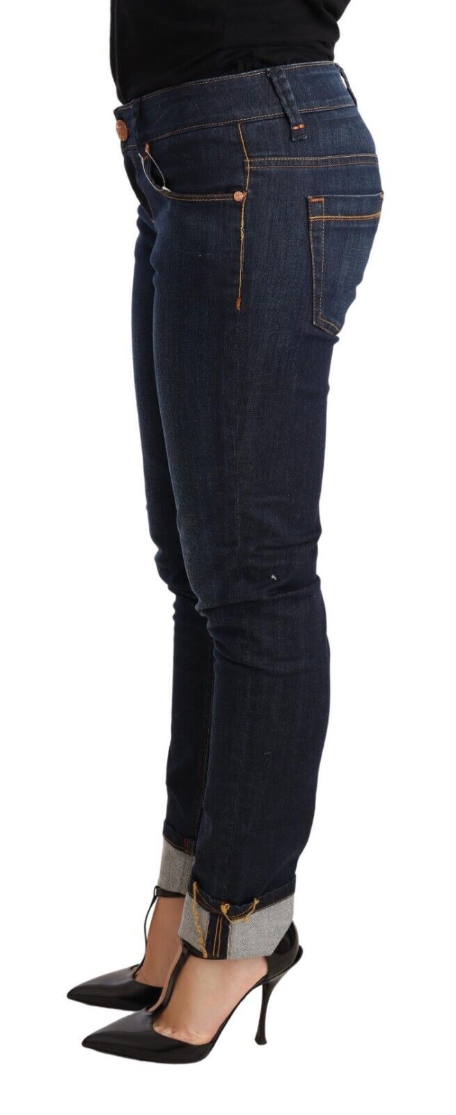 Acht Schicke Skinny Denim mit niedrigerer Taille