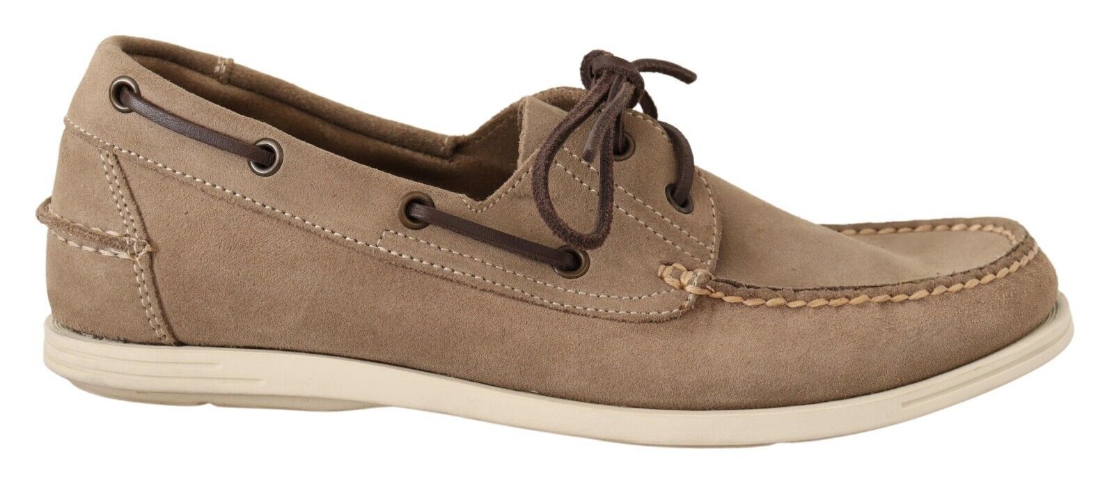 Mocassins élégants en daim beige Pollini pour l'homme exigeant