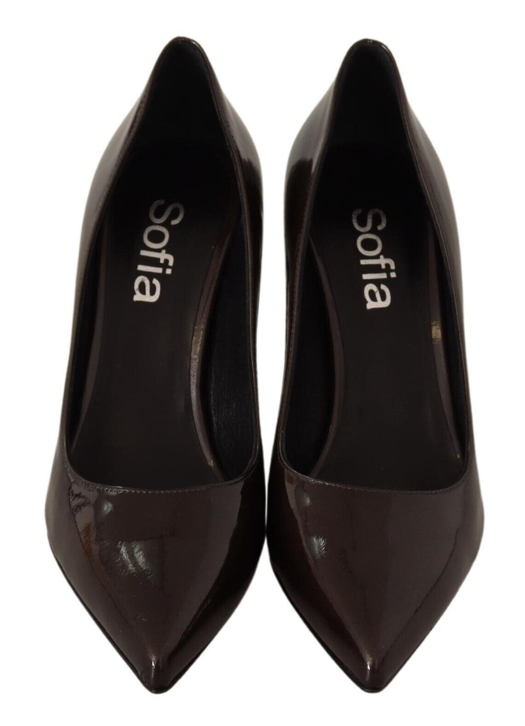 Sofia Elegante braune Leder Pumps mit Absatz