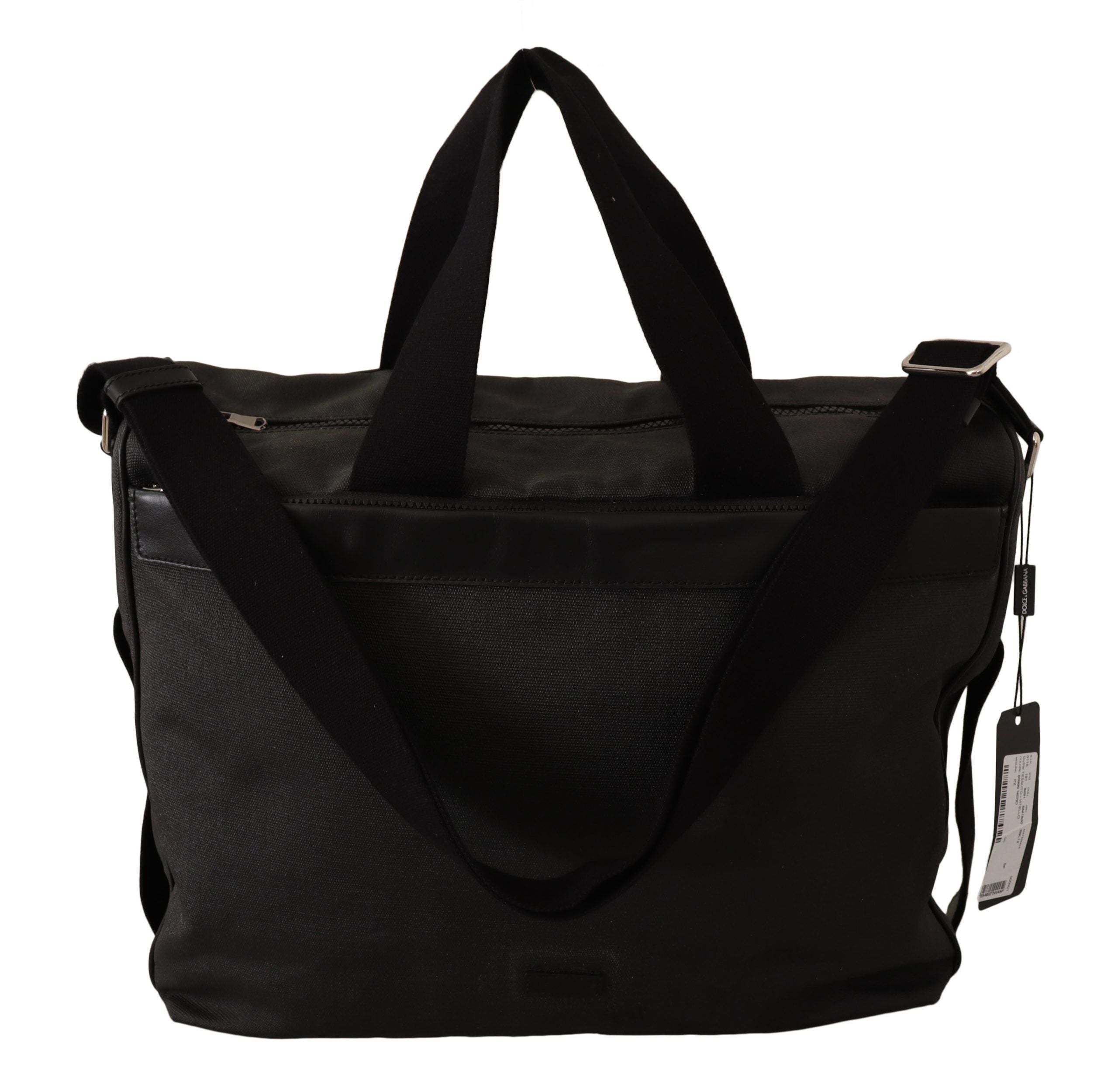 Sac messager élégant en denim et cuir pour homme Dolce &amp; Gabbana