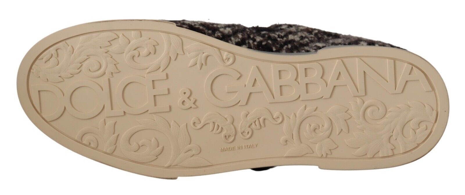 Dolce &amp; Gabbana Silberne Eleganz-Leder-Sneaker