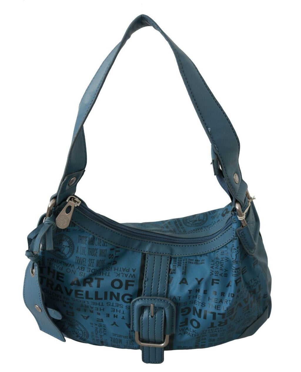 Sac bandoulière WAYFARER Chic en tissu bleu - Parfait pour l'élégance au quotidien