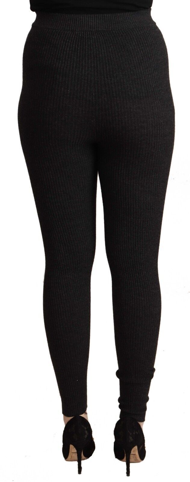 Pantalons en laine taille haute élégants Dolce &amp; Gabbana