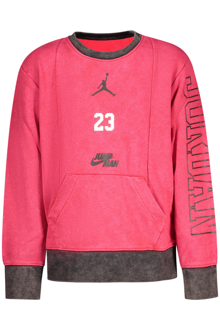 JORDAN RED ZIP-UP SWEATSHIRT FOR KIDS