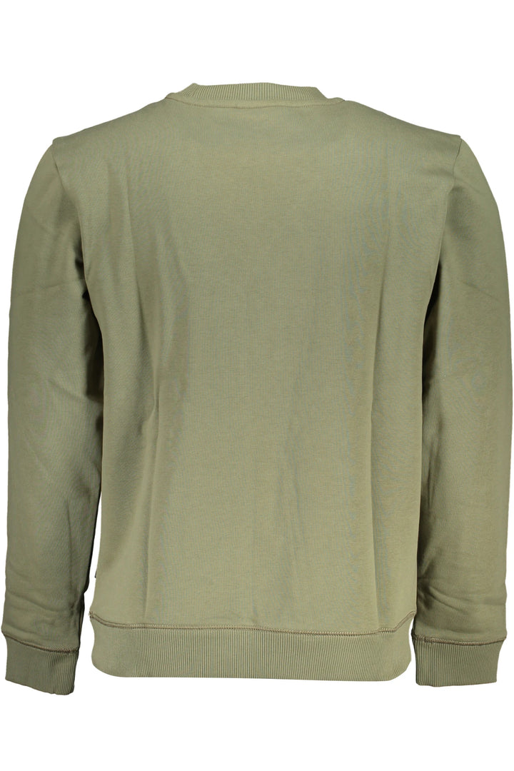 NAPAPIJRI GREEN MEN&#39;S ZIPLESS SWEATSHIRT