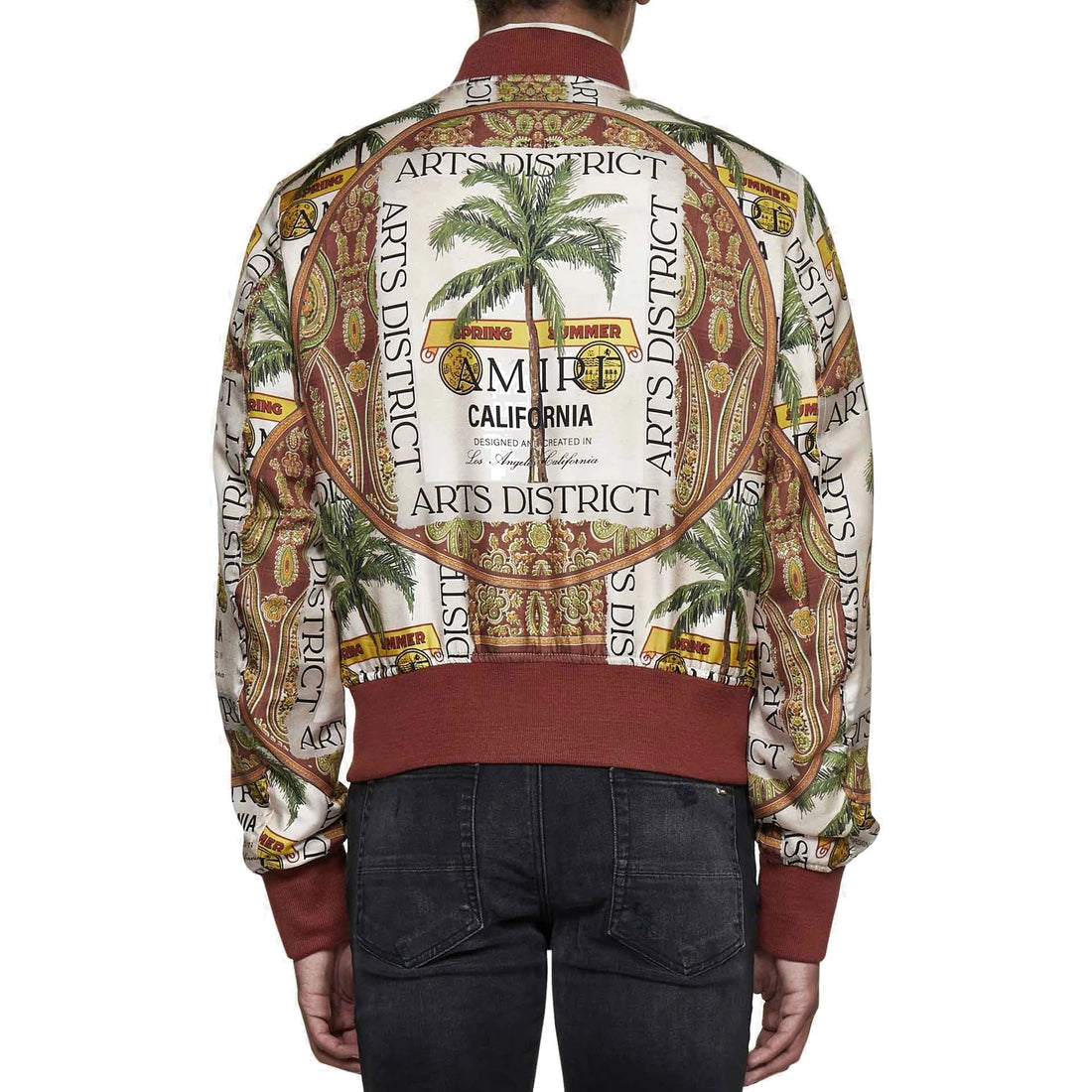 Amiri Printed Silk Jacket