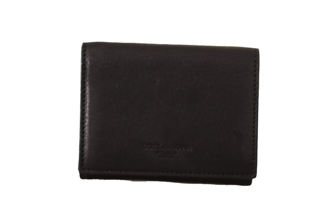 Dolce &amp; Gabbana Elegantes dreifach faltbares Multi-Kit-Accessoire aus Leder