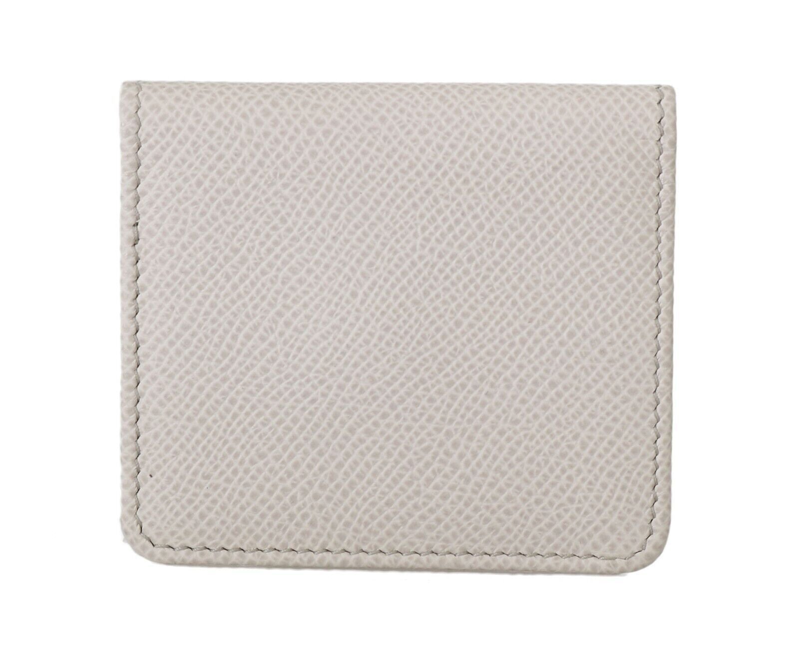 Portefeuille étui à préservatifs en cuir blanc Dolce &amp; Gabbana Chic