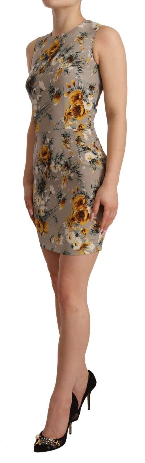 Robe fourreau élégante à fleurs Dolce &amp; Gabbana