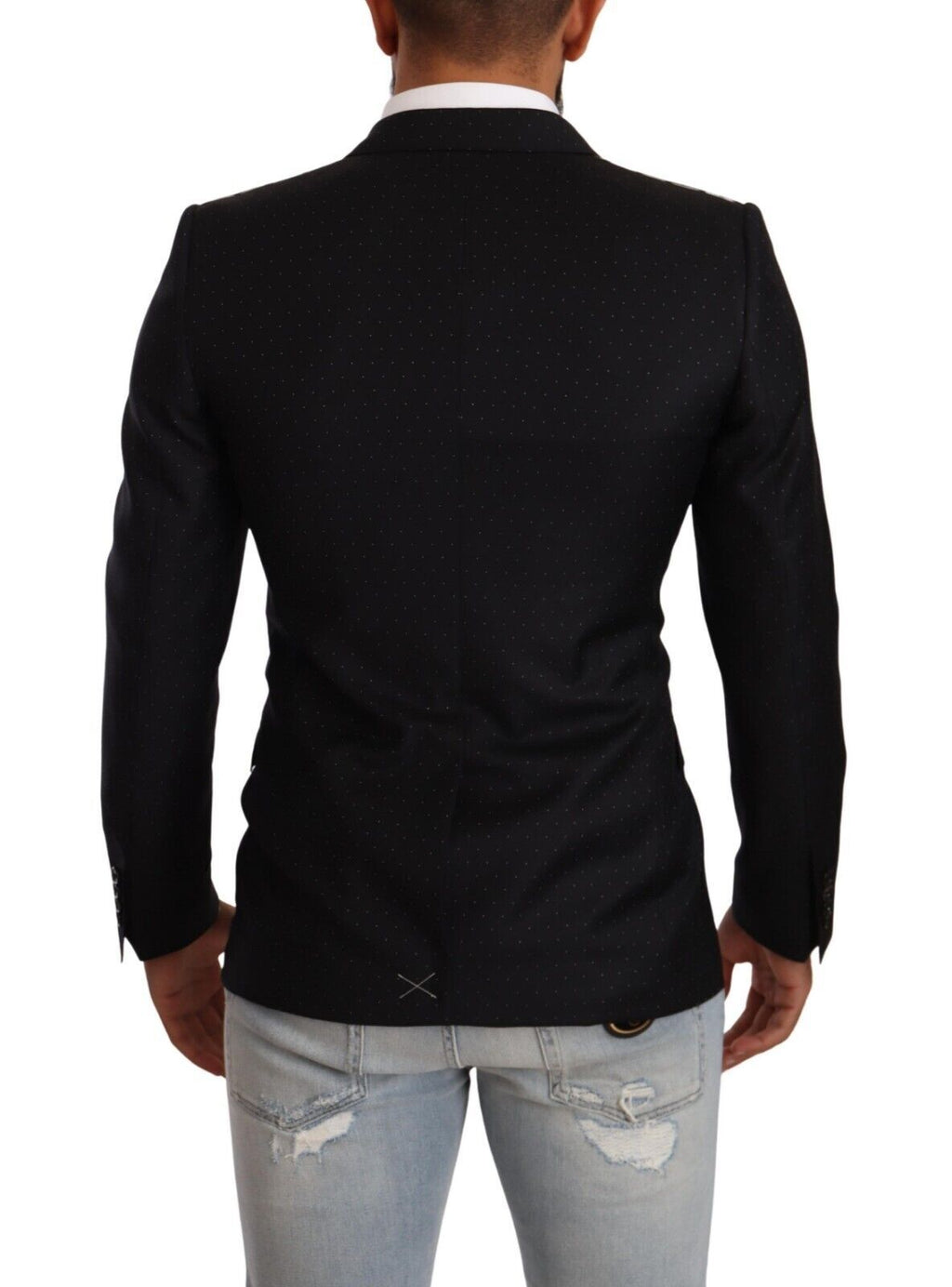 Dolce &amp; Gabbana – Eleganter, schwarz gepunkteter Blazer