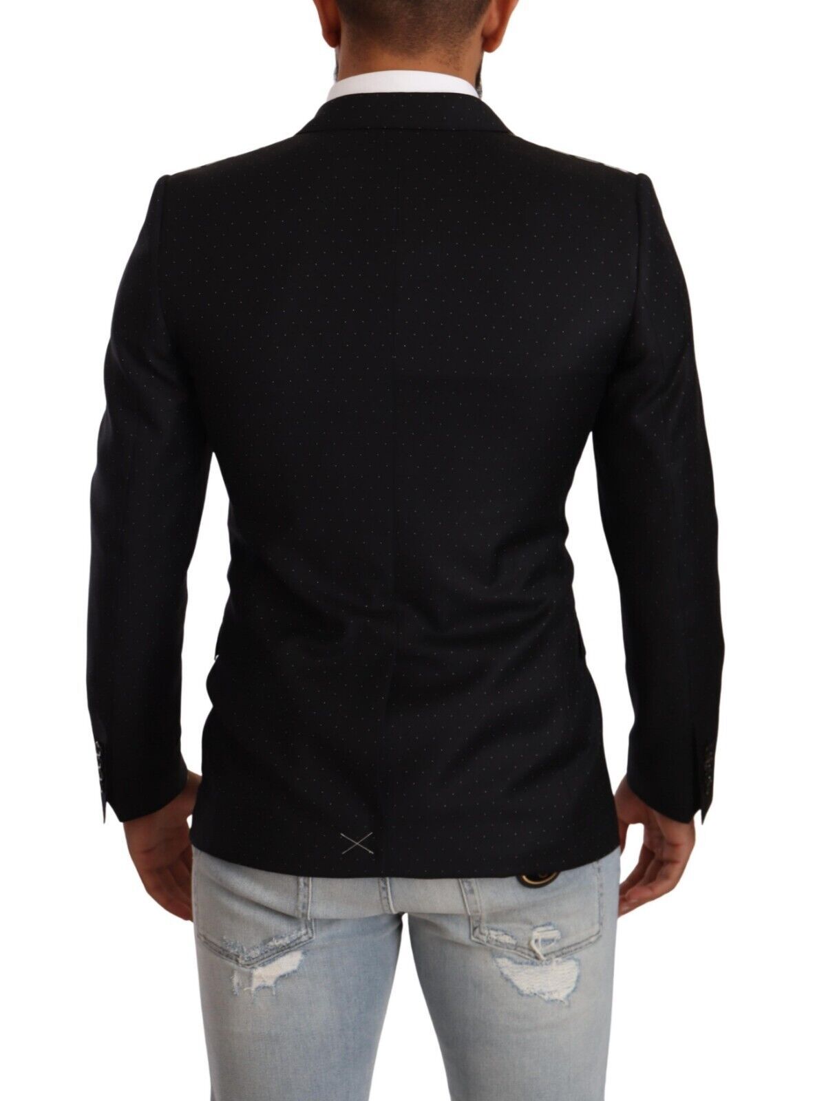 Dolce &amp; Gabbana – Eleganter, schwarz gepunkteter Blazer