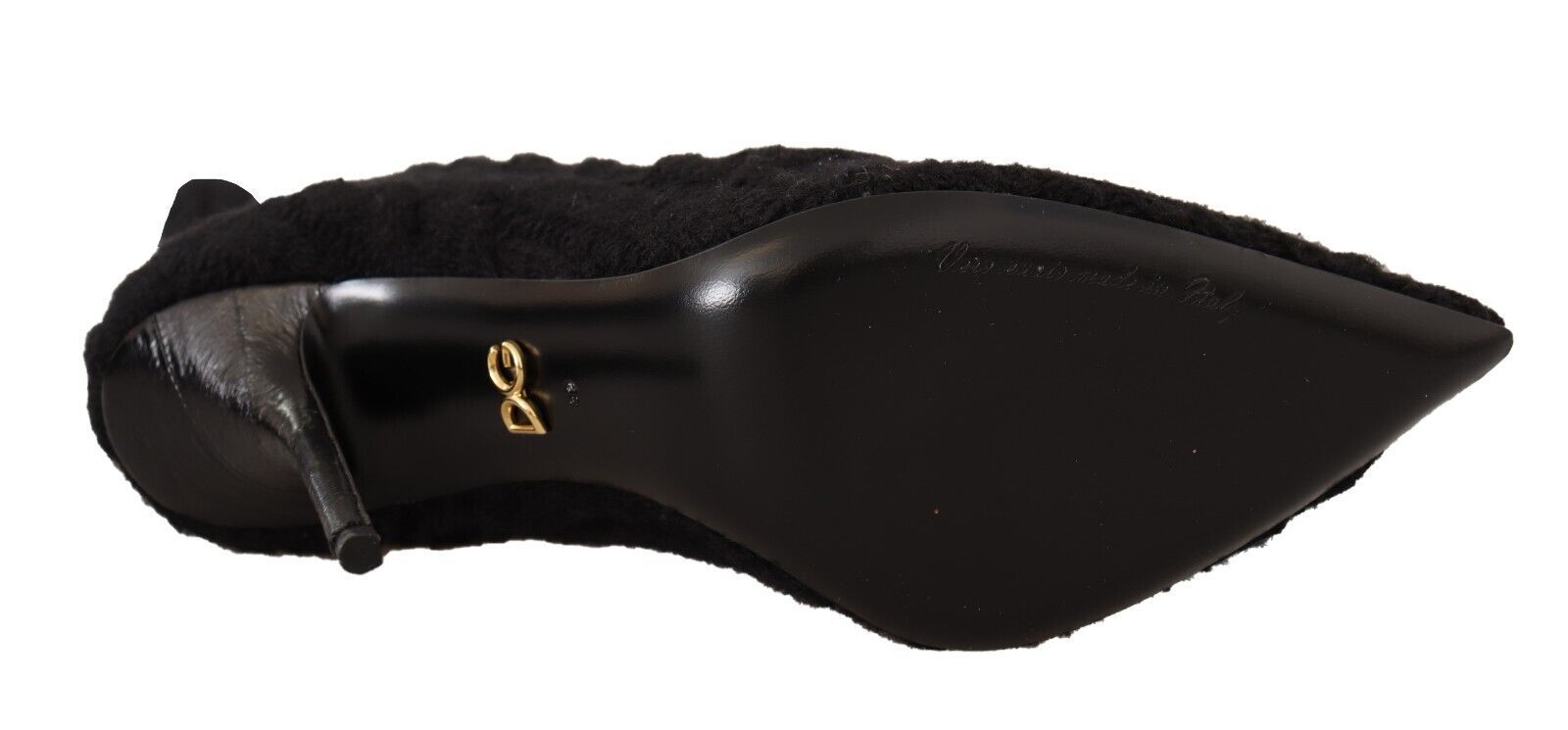 Dolce &amp; Gabbana – Elegante Stretch-Sockenstiefel in Schwarz