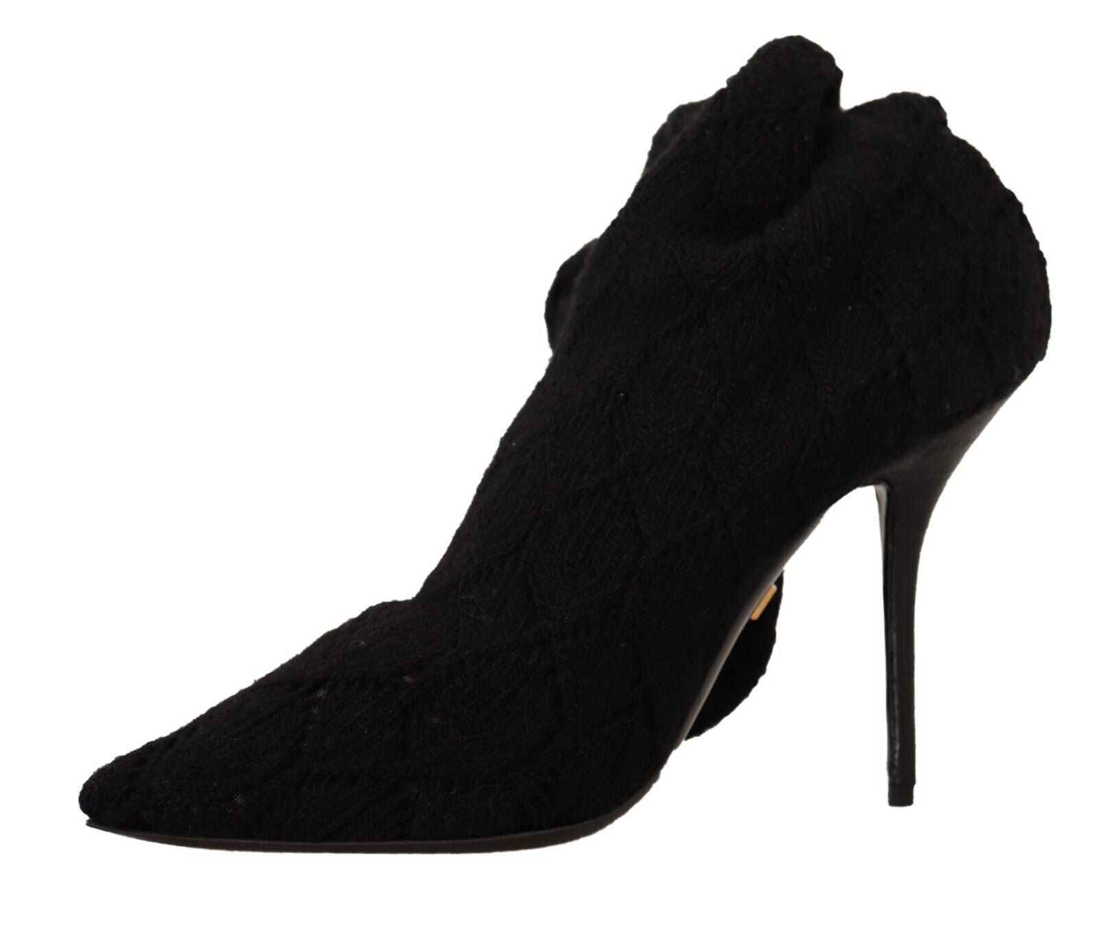 Dolce &amp; Gabbana Elegante schwarze Stretch-Sockenstiefel