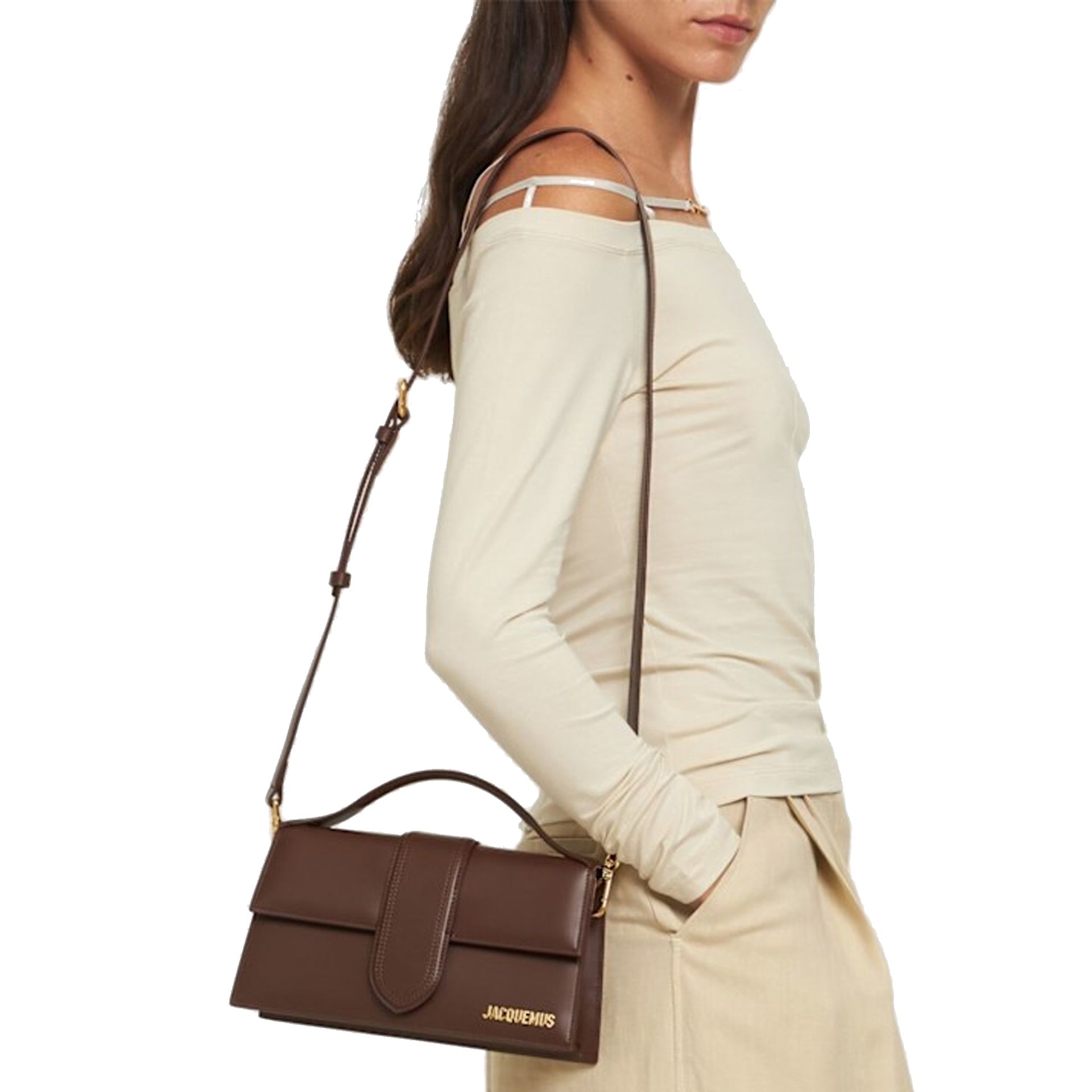 JACQUEMUS Le Grand Bambino Bag Brown – Siebentaschen