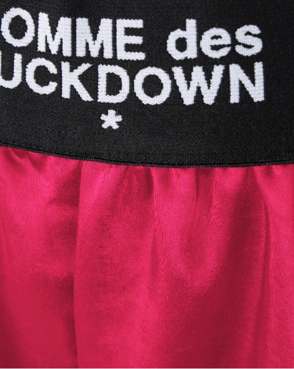 Comme Des Fuckdown shorts Fuchsia Woman