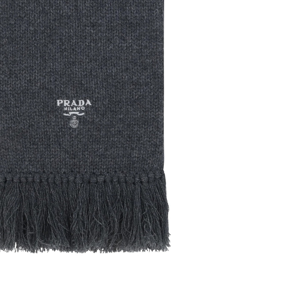 Prada Cashmere Logo Scarf