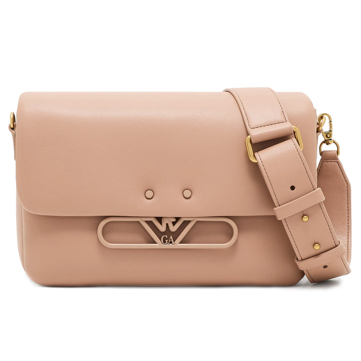 Emporio Armani Crossbody Bags Beige Woman