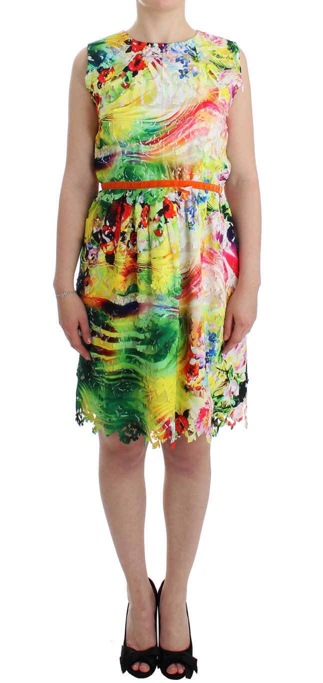 Robe fourreau multicolore Lanre Da Silva Ajayi – Élégance artistique