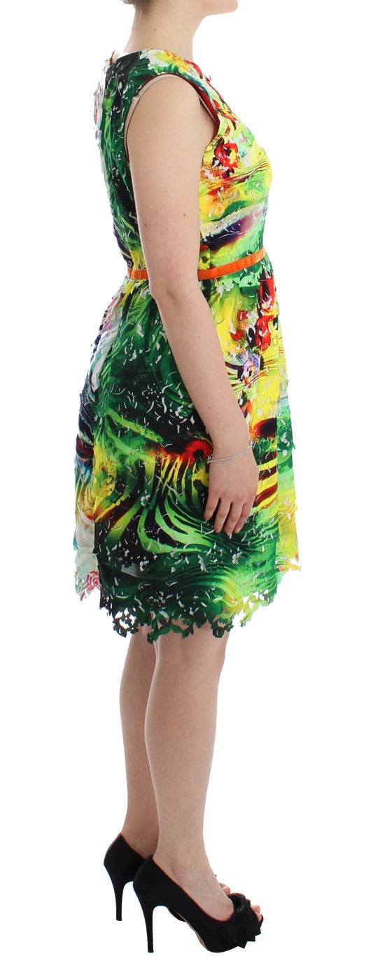 Robe fourreau multicolore Lanre Da Silva Ajayi – Élégance artistique
