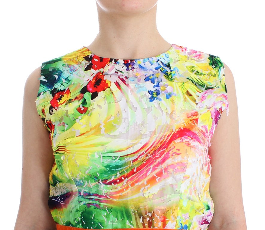 Robe fourreau multicolore Lanre Da Silva Ajayi – Élégance artistique