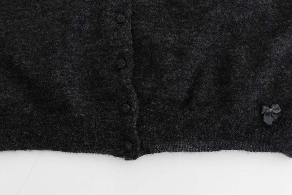 Ermanno Scervino Schicker, verkürzter Pullover aus Alpakawolle