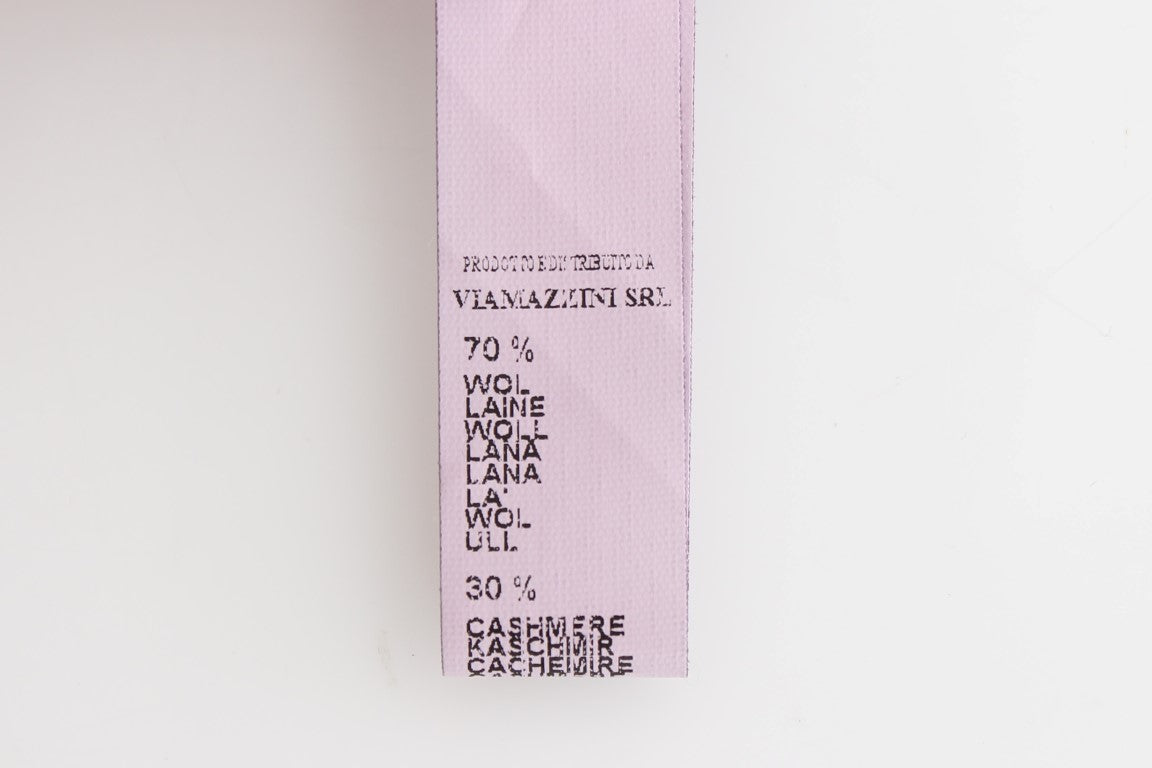 Ermanno Scervino Schicker kurzer schwarzer Woll-Kaschmir-Pullover