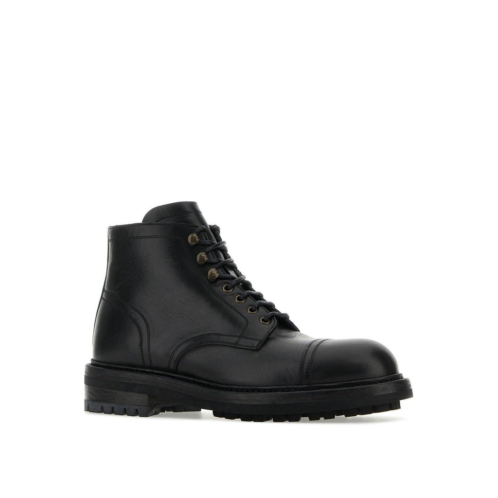 Dolce & Gabbana Leather Ankle Boots
