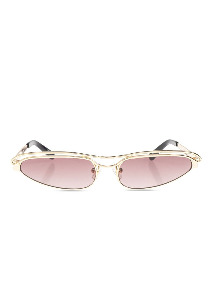 The Attico The Attico Sunglasses Golden