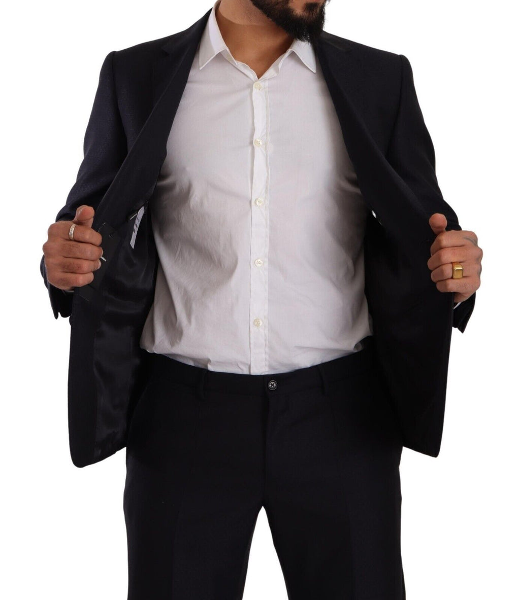 Dolce &amp; Gabbana Eleganter Slim Fit Herrenanzug aus Wolle, Seide und Kaschmir