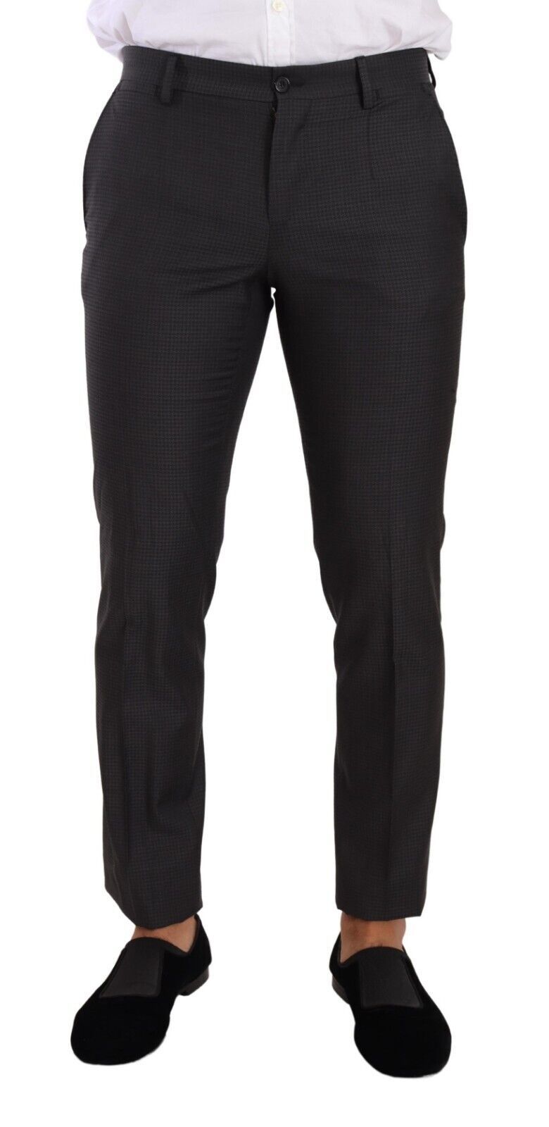 Dolce &amp; Gabbana Eleganter schwarzer Martini-Anzug aus Wolle