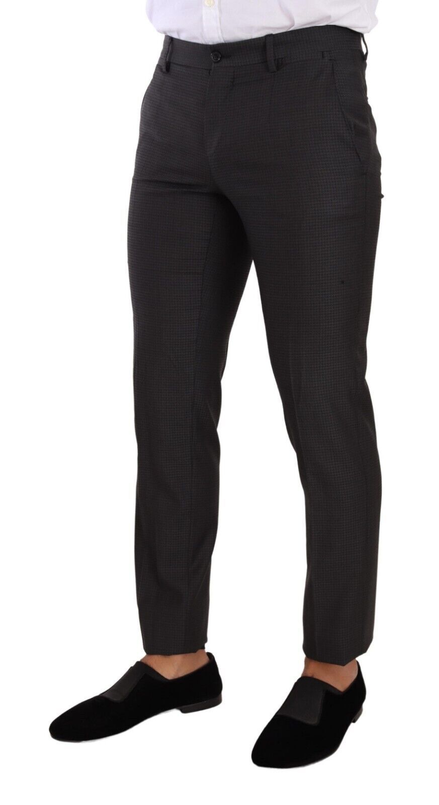 Dolce &amp; Gabbana Eleganter schwarzer Martini-Anzug aus Wolle
