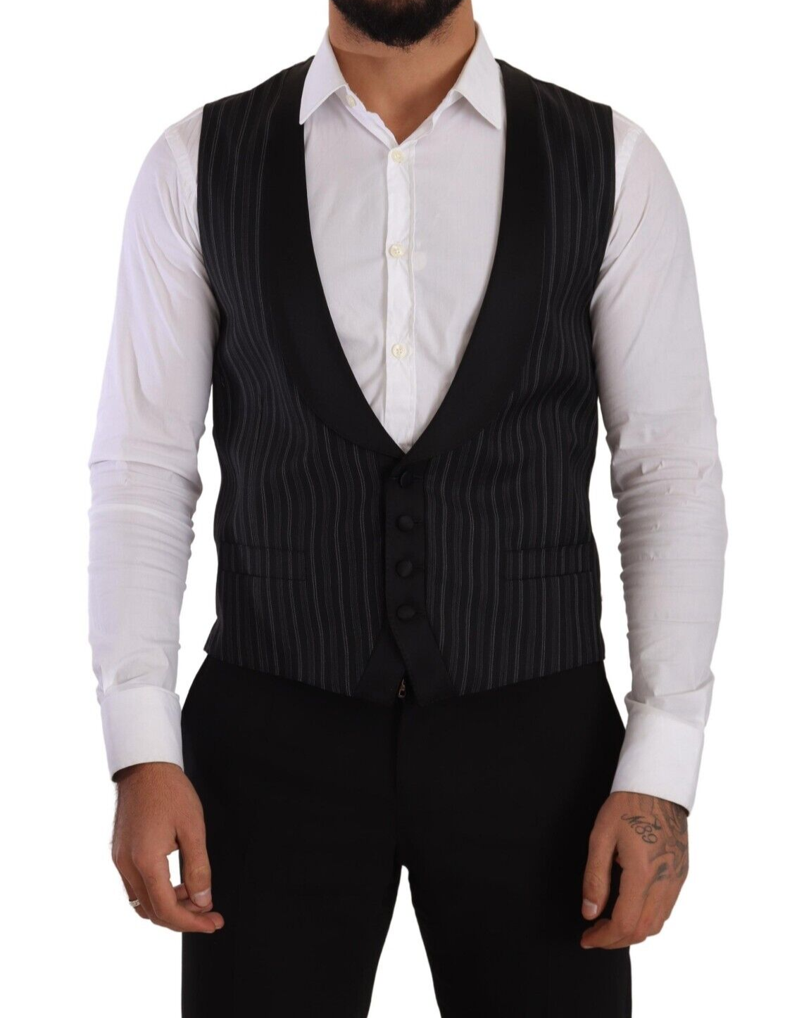 Gilet élégant à rayures Dolce &amp; Gabbana