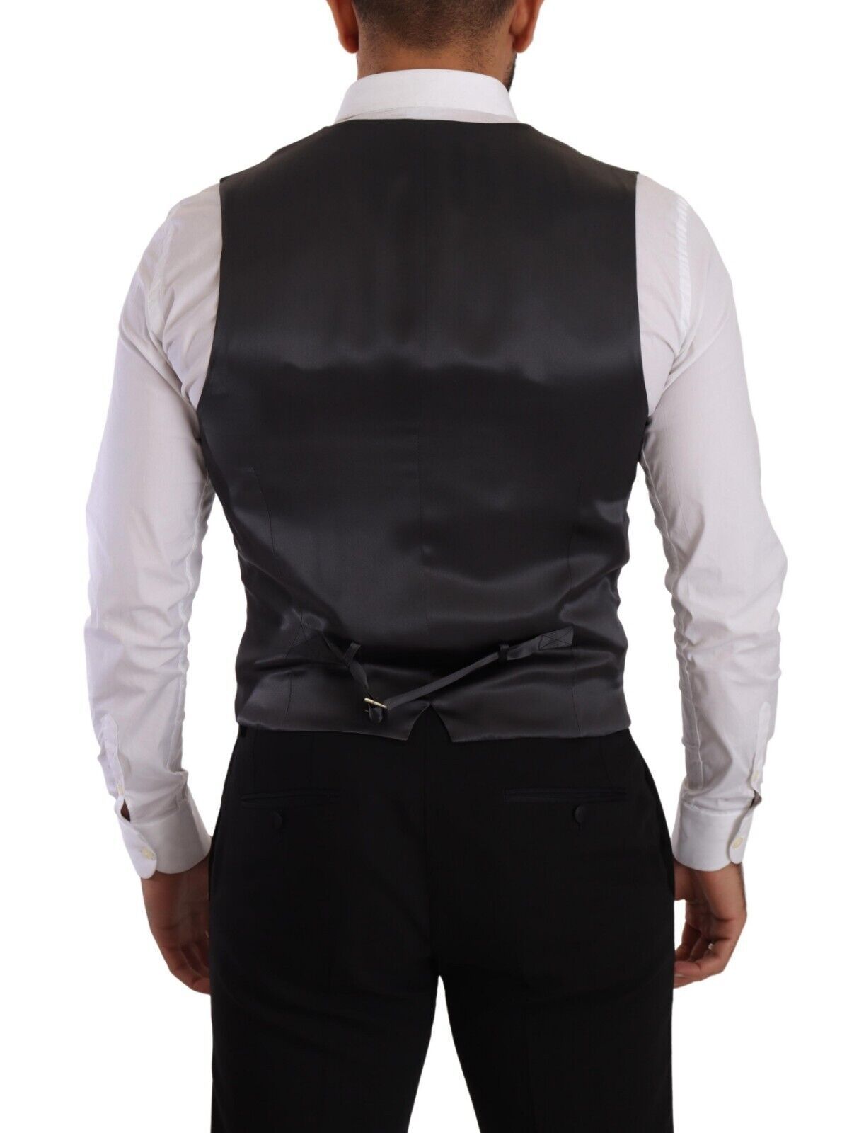 Dolce &amp; Gabbana Élégant gilet croisé rayé