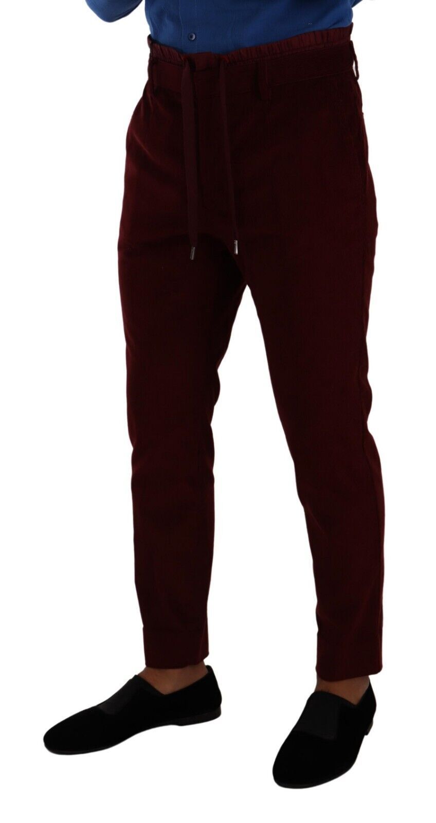 Dolce &amp; Gabbana Elegante Bordeaux-Samthose