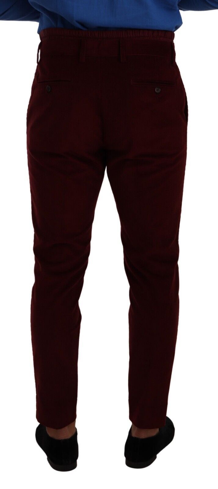 Dolce &amp; Gabbana Elegante Bordeaux-Samthose