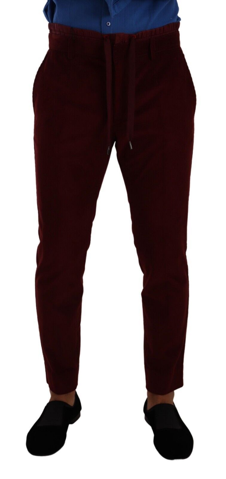 Dolce &amp; Gabbana Elegante Bordeaux-Samthose