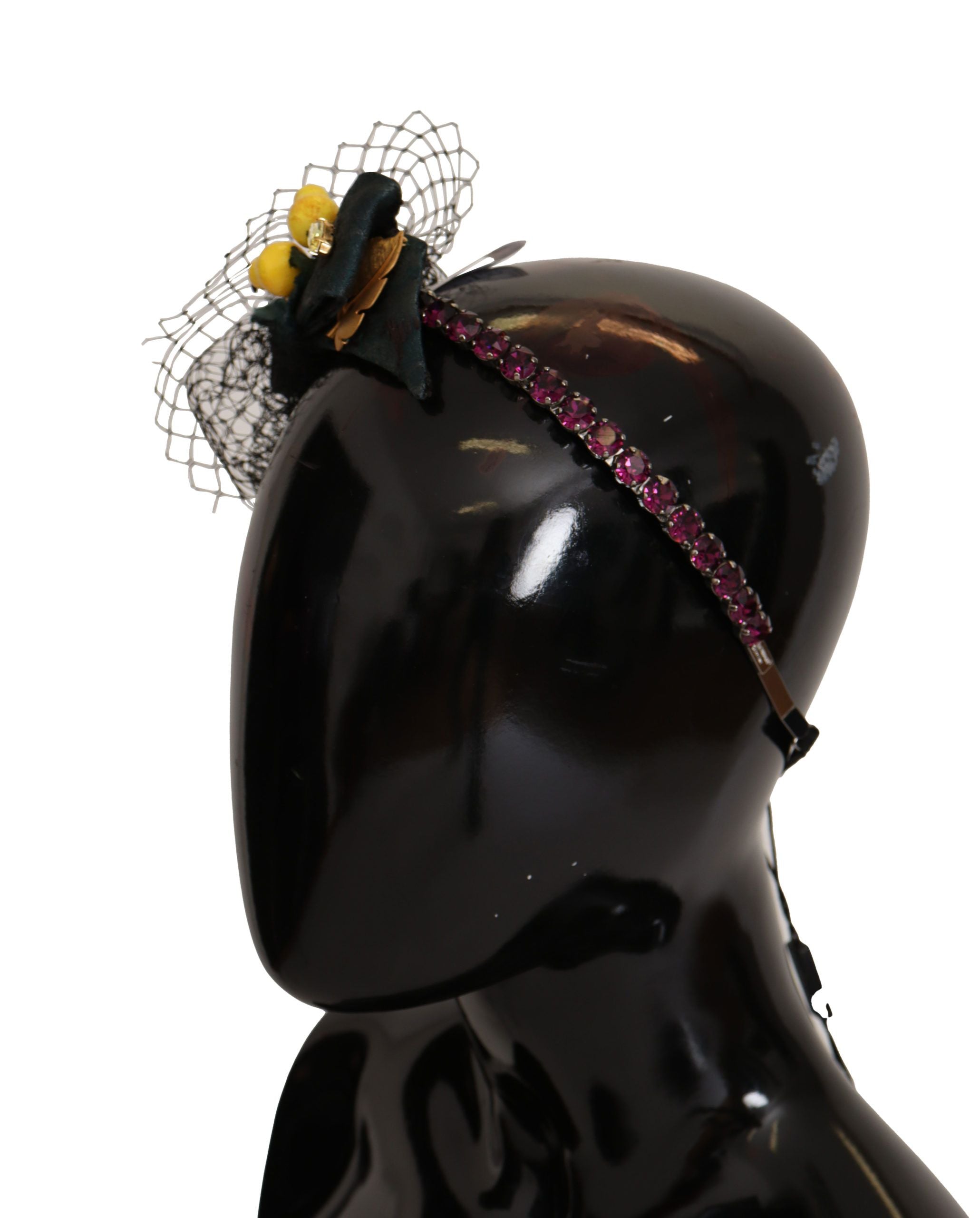 Dolce &amp; Gabbana Charmantes sizilianisches Zitronen-Kristall-Stirnband