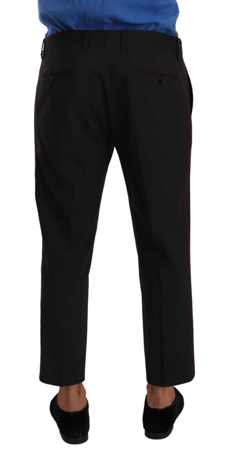 Dolce &amp; Gabbana Elegante verkürzte Woll-Stretchhose