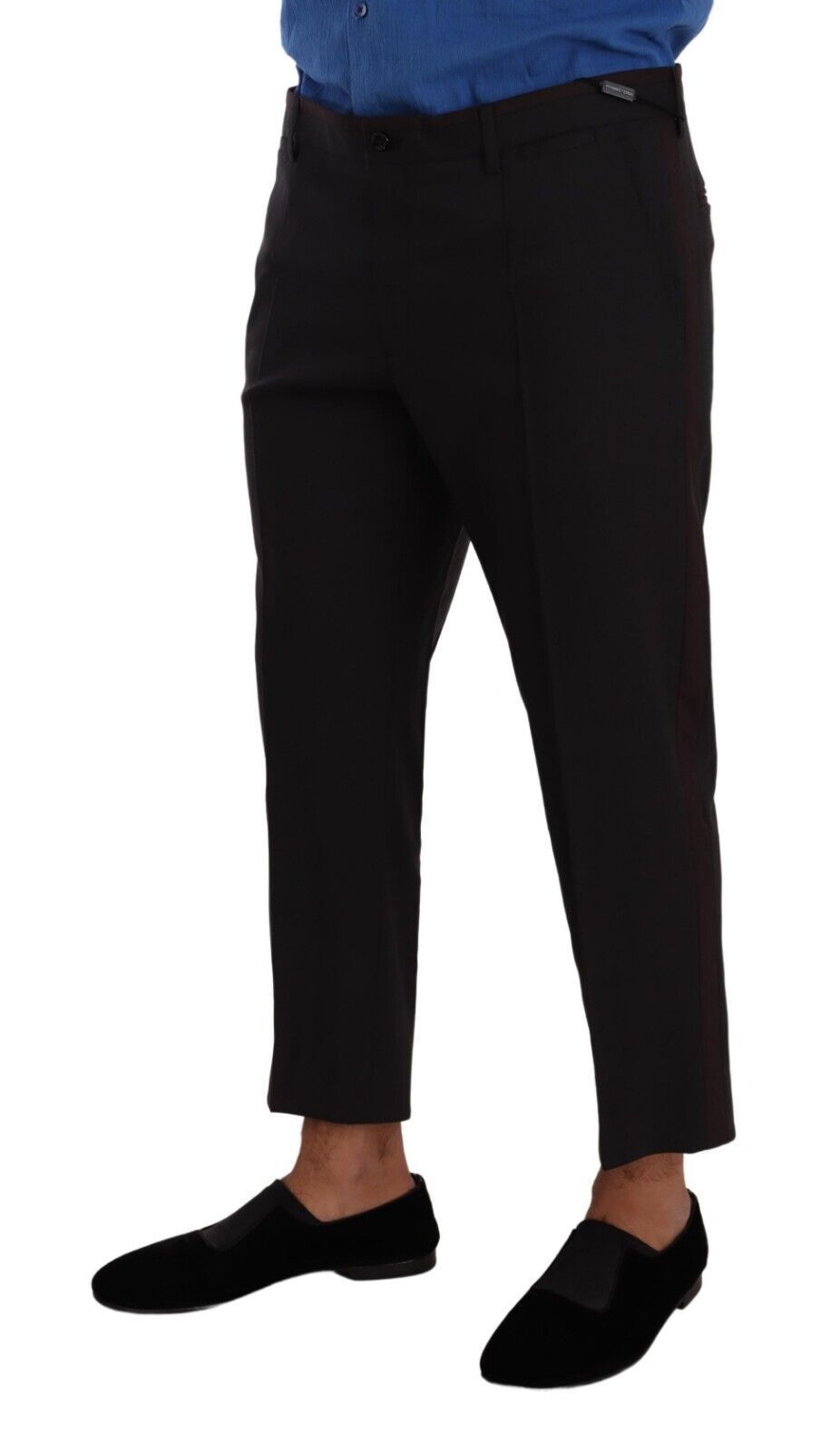 Dolce &amp; Gabbana Elegante verkürzte Woll-Stretchhose